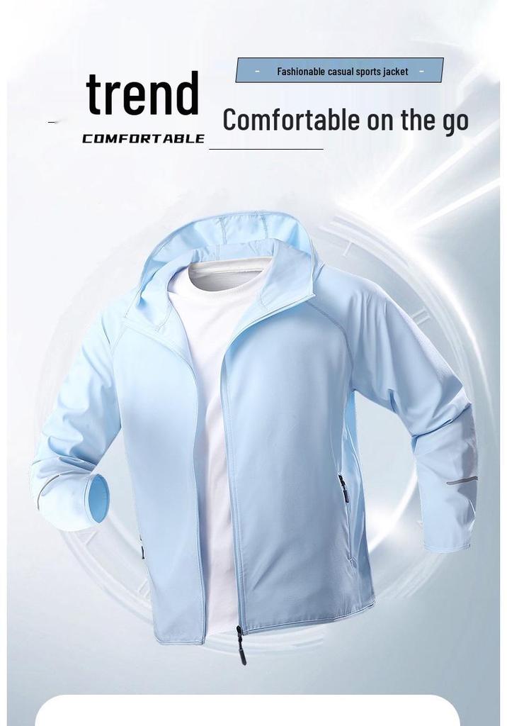 Marathon Unisex Quick-Dry Jacket for Outdoor Sports - Sun Protection for Running, Fishing & Cycling