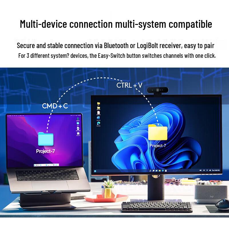 Logitech MX Mechanical Mini Low-Profile Wireless Keyboard