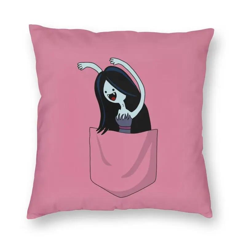 Prinzessin Bubblegum und Marceline Kissenbezug Cartoon Adventure Time Bodenkissenbezug für Auto Cooler Kissenbezug Dekoration