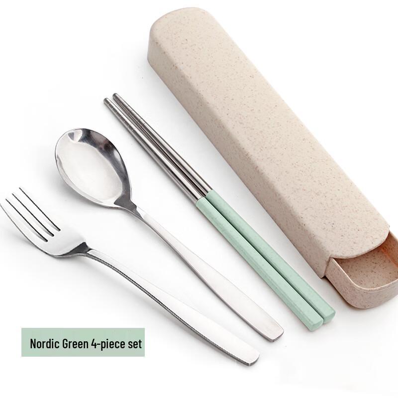 Zhaoran Portable 3-Piece Stainless Steel Cutlery Set