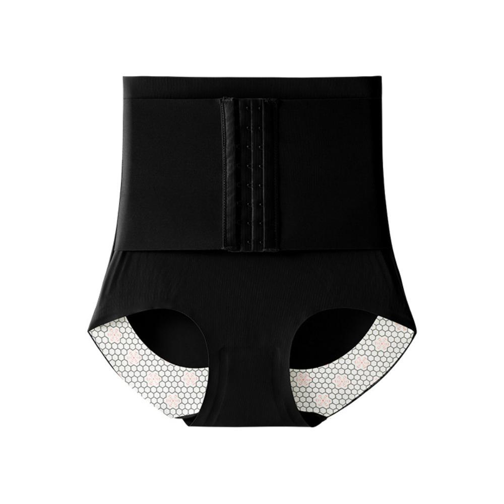 

Корректирующее белье с высокой талией на четырехрядной застежке, формирующее талию, нижнее белье для контроля живота, послеродовое XXL