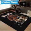 Custom Name Fantasy Labyrinth Adventure Rug for Living Room, Game Rooms, Office, Bedroom, Floor Mat Playful Design, fan gifts Christmas decor