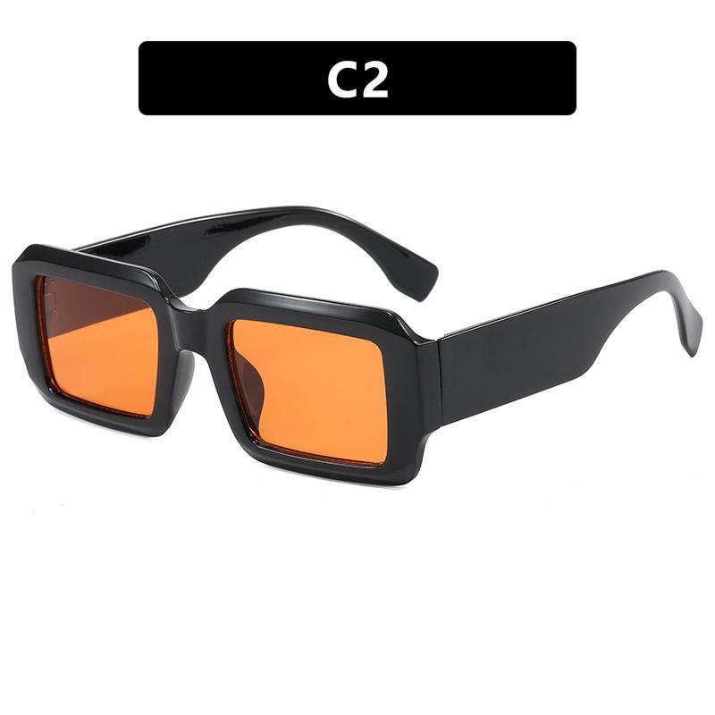 New Square Simple Sunglasses for Women Fashion Outdoor Sunshade Glasses for Men Retro Trend Luxury Brand Design Uv400