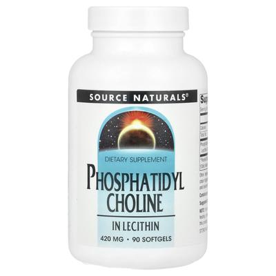 Phosphatidyl Choline with Lecithin, 420Mg, 90 Softgels