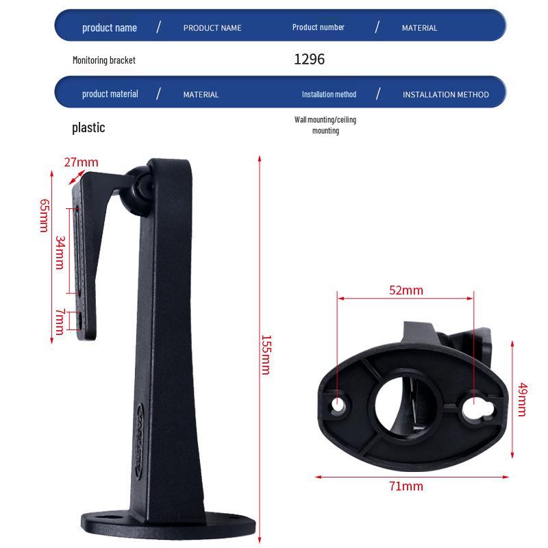 Universal Outdoor Gooseneck Camera Mount for Surveillance