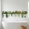 PVC Plant Branch Wall Decoration Hanging Basket Wall Decals Fresh Wallpaper  Background Wall