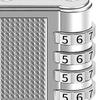 QYC-4297 Zinc Alloy Long Shackle 4-Digit Combination Lock