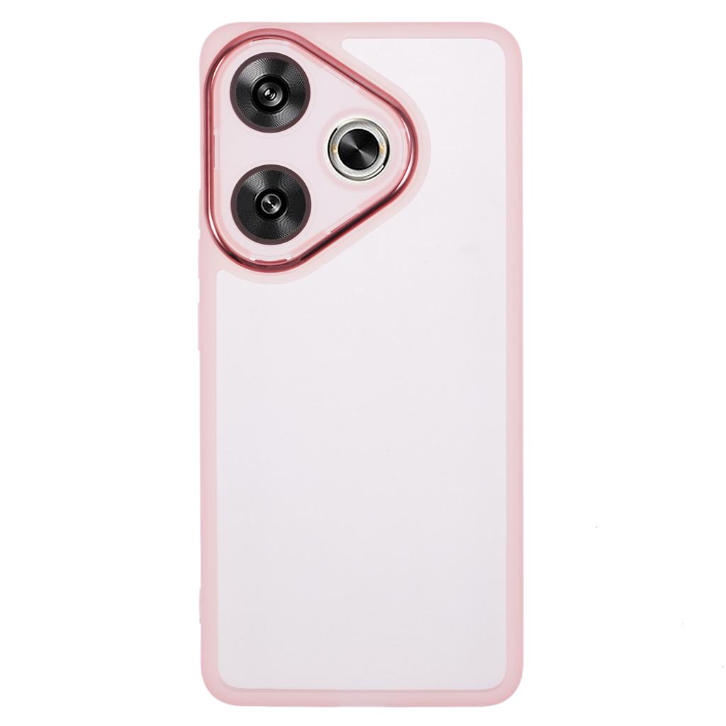 DKSM Series For Xiaomi Poco F6 5G/Redmi Turbo 3 5G Case Electroplated Camera Frame TPU Phone Cover