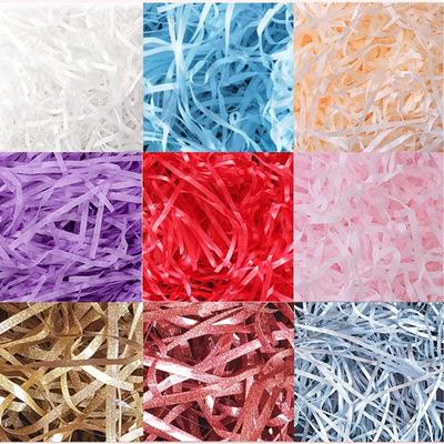Tiras de Papel Raffia con Purpurina para Envoltura de Cajas de Dulces para Regalo de Boda