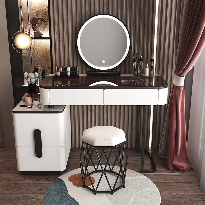 Mirrors Makeup Dressing Table Drawer Lighting Led Living Room Dressing Table Bedroom Household Home Furniture