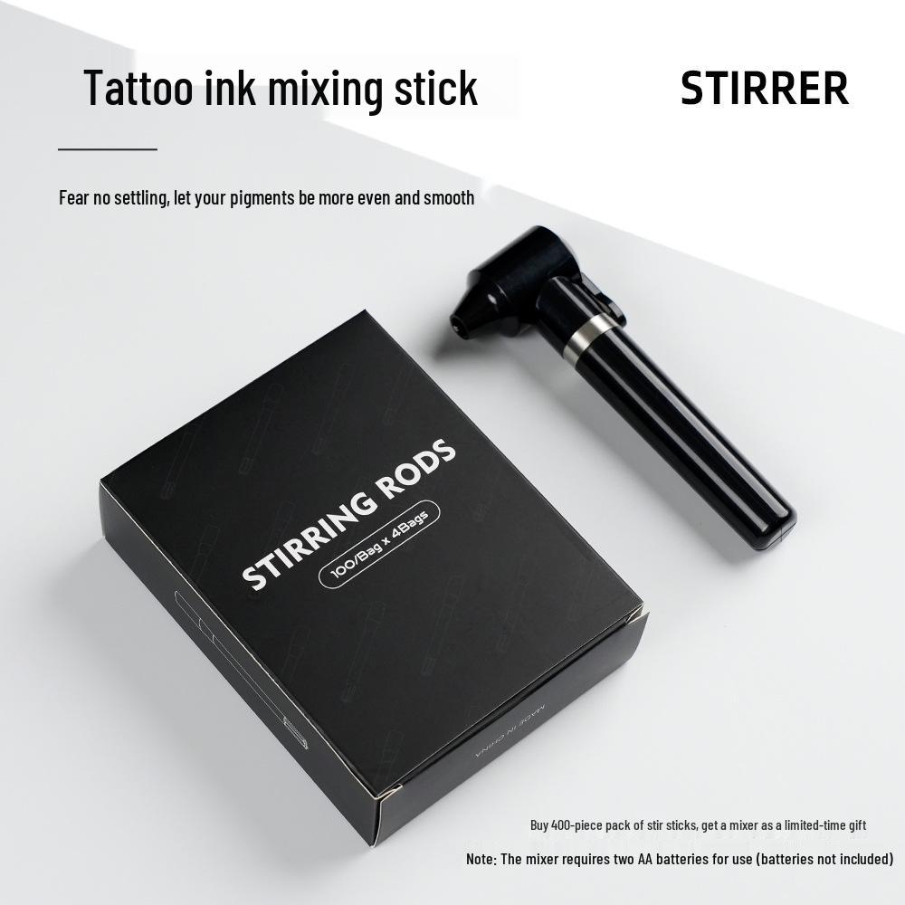 

Dragon Artist Tattoo and Microblading Pigment Mixer with 400 Stirring Rods