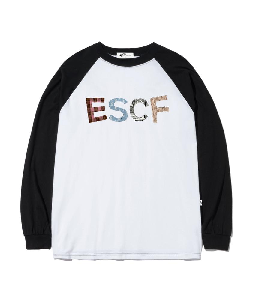 ESCAPEFROM Patch Vintage Logo Print Long Sleeve Black