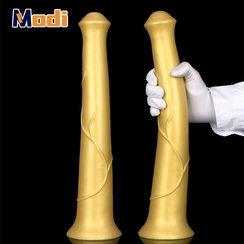 40cm Realistic Long Animal Horse Dildos For Women Lesbian Anal Big Huge Suction Cup Dildo Strap On Penis Adults Erotic Sex Toys
