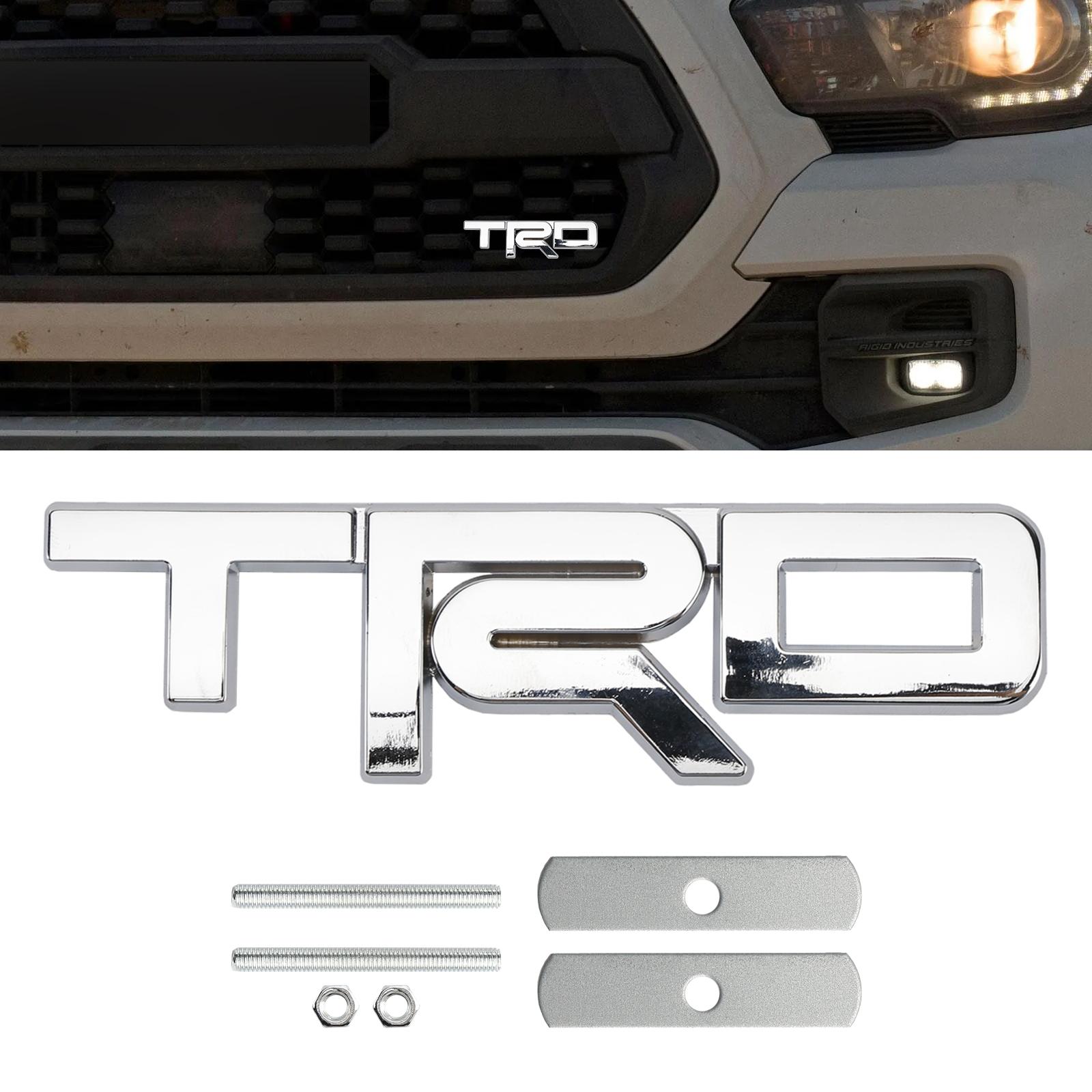 

Серебристая эмблема-значок решетки TRD для Tacoma Tundra 4Runner