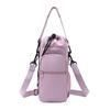 Insulated Water Bottle Sling Bag Adjustable Strap Drawstring Bottle Bag for Hiking Gym Travel Multiple Pockets Bottle Pouch for Phone Keys