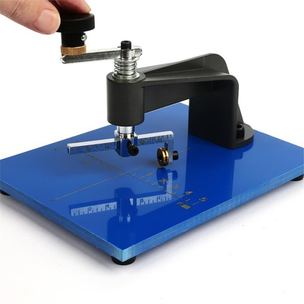 Double Scale Circular Mirror Instrument Circular Hole Cutter Metric Imperial Manual Tool ,Circular Drawing Instrument