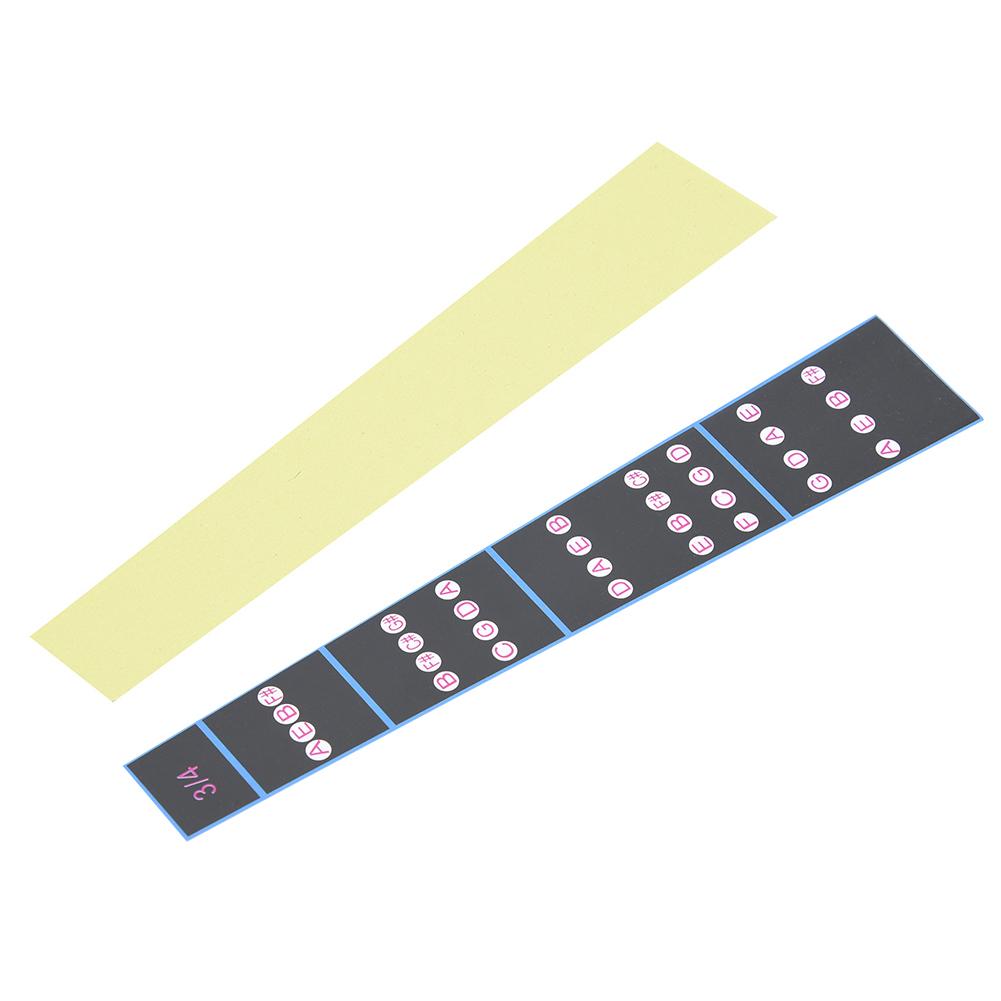 5pcs Violin Fretboard Sticker Fingerboard Tape Fretless Fingering Guide for Beginner (3 4)