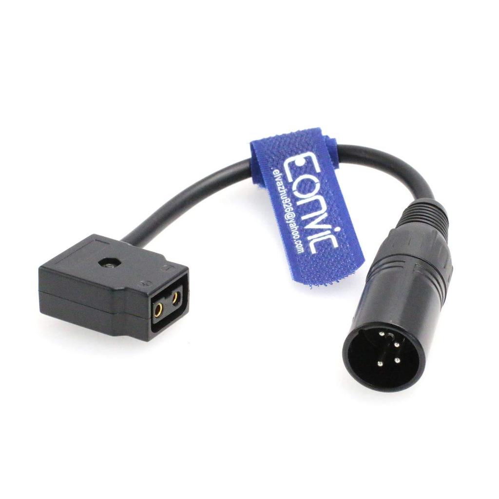 Eonvic D-TAP Female to XLR 4-Pin Male Adapter Cable 20cm