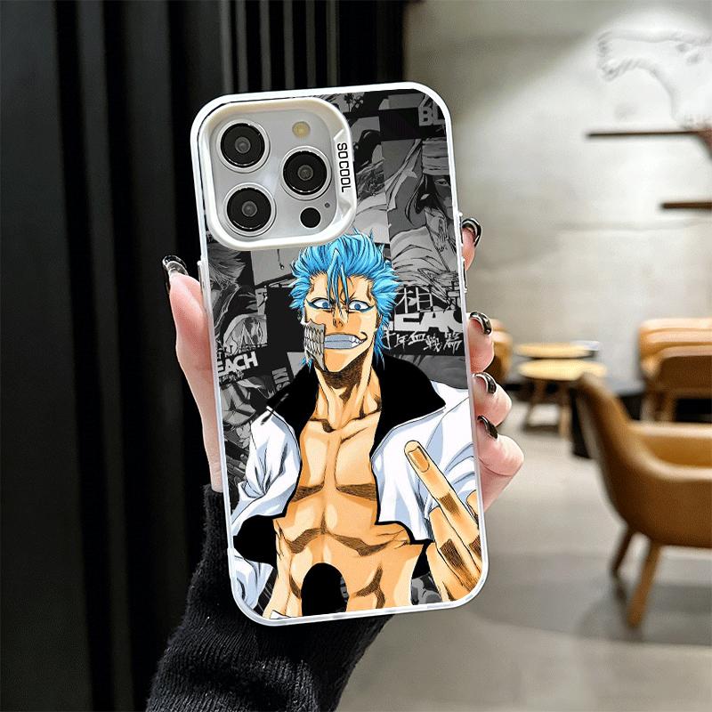 Bleach Grimmjow 6 Shockproof Phone Case for iPhone 17 Air 16 16E 15 Pro Max 14 Plus 13 Mini 12 Back Cover Anti Fall Fundas