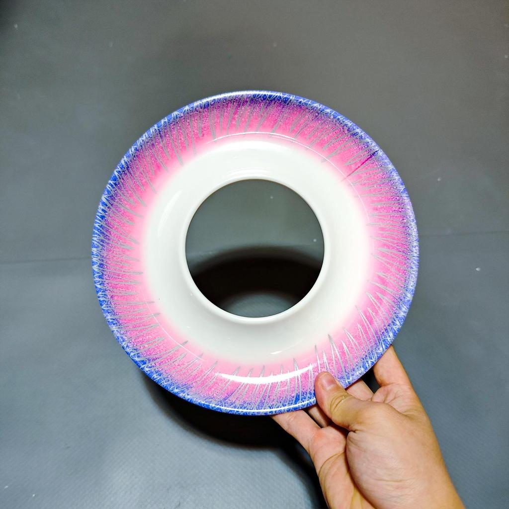 Talerz Sashimi Xianci: Wysokiej klasy ozdoby do prezentacji owoców morza - Okrągły plaster ryby do wystroju hotelowego