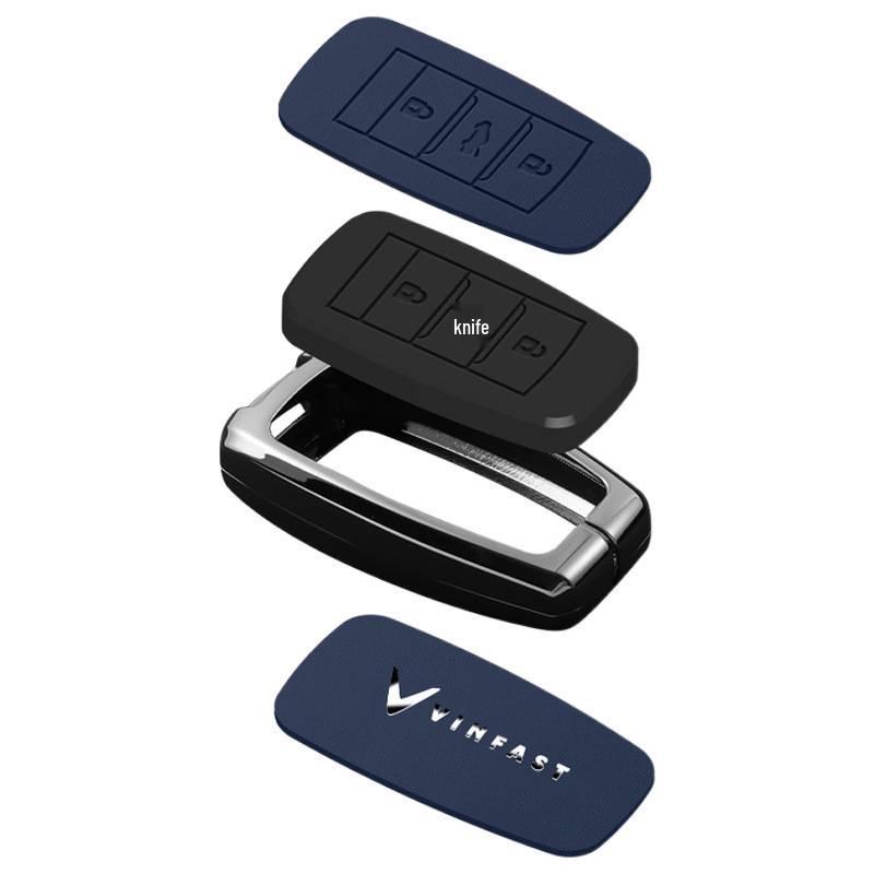 VinFast Key Cover & Metal Key Holder for VF5, VF8, and VF3 (Vietnam Edition)