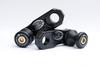 R&G Offset Cotton Reel, Black, for Street Triple (2007-2015), 675 Daytona (2006-2015), and Street Triple RX (2015-) (RG-CR0026BK)