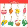 Summer Party Beach Venue Paper Hanging Decorations For Events Prop Birthday