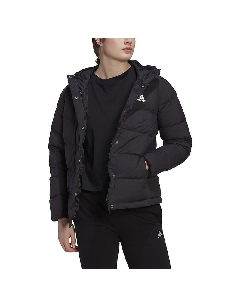 Adidas Helionic Hooded Down Black Size CS785 Jacket, Women's, (HG8747), L,