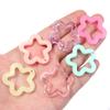11Pcs/Lot 11mm Acrylic Transparent Hollow Star Loose Beads DIY Jewelry Pendant Keychain Windbell Handmade Fashion Accessories