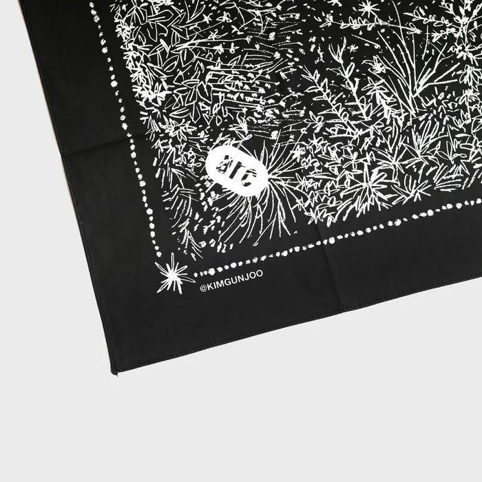 [ARC ARC] Cotton Bandana 01 Black