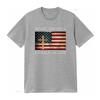Make America Godly Again American Flag Cross Jesus T Shirt vintage Washed fashion streetwear Slightly homme Breathable