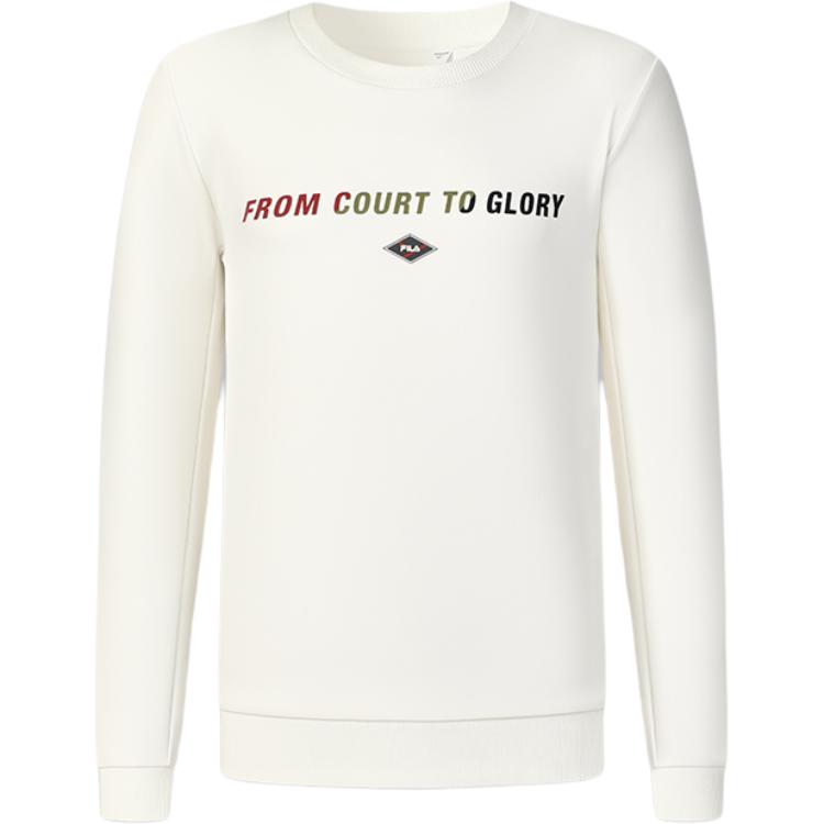 New FILA Sweatshirt Men's Starlight White A11M443202FWT