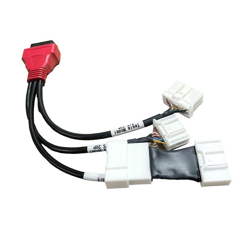 Powerful CAN Bus Diagnostic Cable For Tesla 1-To-3 Splitter For Autel/LAUNCH Xtool EV Scan Tools