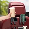 Car Backrest Cup Holder Black Universal Vehicle Headrest Pocket Food Back Tray Holder Organizer Cup Seat Drink I4U3