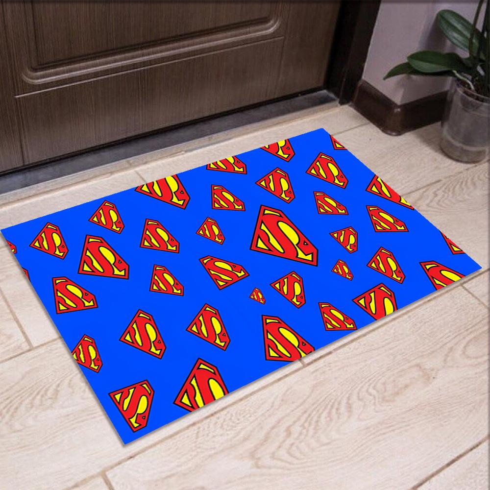 SUPERMAN Printed Carpet Rug for Office Chair Living Room Bedroom Kitchen Room Decor Gifts
