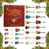 2025 Rock Around The Guitar Adventskalender, 24 Dagar Jul Nedräkningskalender, Med 24 Mini Gitarrprydnader