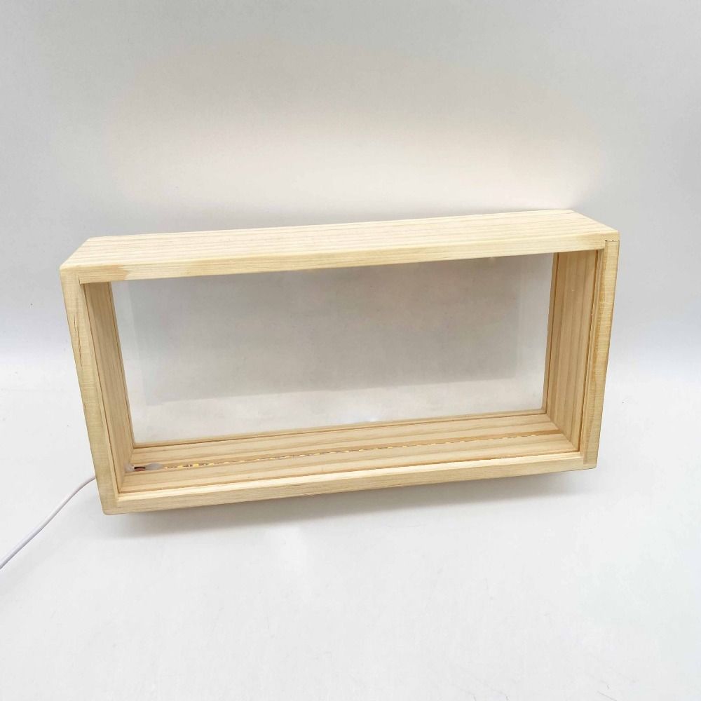 DIY 3D Picture Frame Rectangle Figures Display Case Durable Doll Display Stand  Office Decoration
