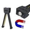 Rechargeable LED Work Lights 6 Modes Foldtable Flashlight with Magnetic Hanging Hook Type-C USB Charging for Camping Car Repair Workshop Emergency