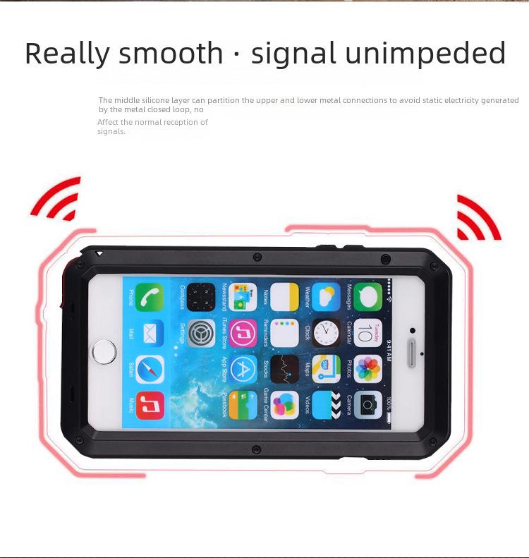 Dreifach geschützte Handyhülle für Apple/Samsung: Sturzfest, Stoßfest, Staubdichtes Handy-Schutzcover.