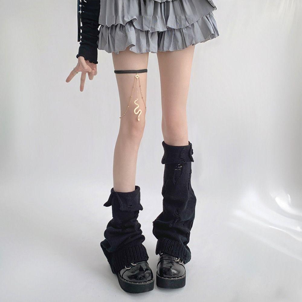 Japanese Boots Cover Lolita Versatile Leg Covers New Y2K Warmers Socks