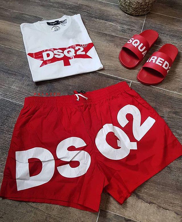 Herren Sommer Atmungsaktive DSQ2 Strand- & Sporthose