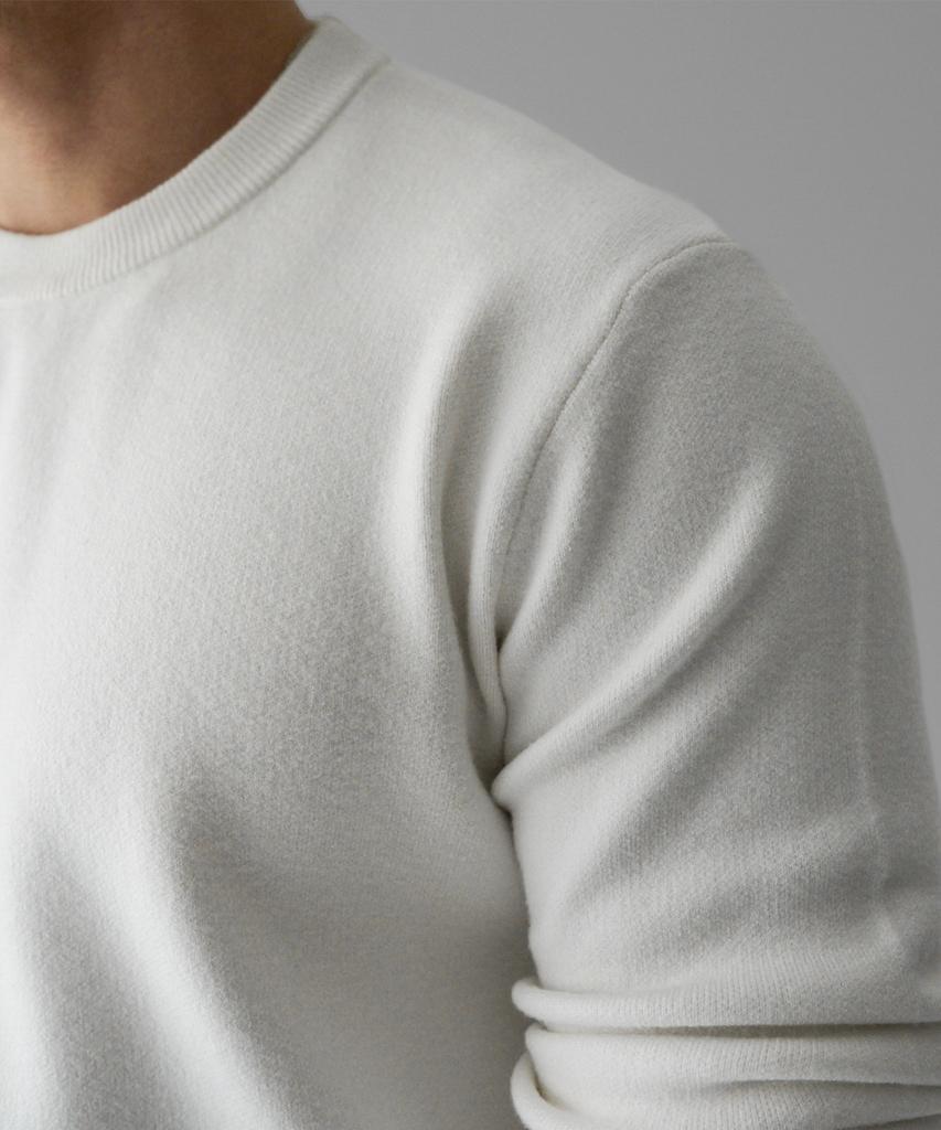 Baulopeulodeogteu Soft Double-Weave Round Knit [Ivory]