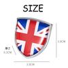 MINI Exklusives Metall-Emblem Britische Flagge Aufkleber Abziehbild Aluminium Union Jack Schachbrettmuster Kleid