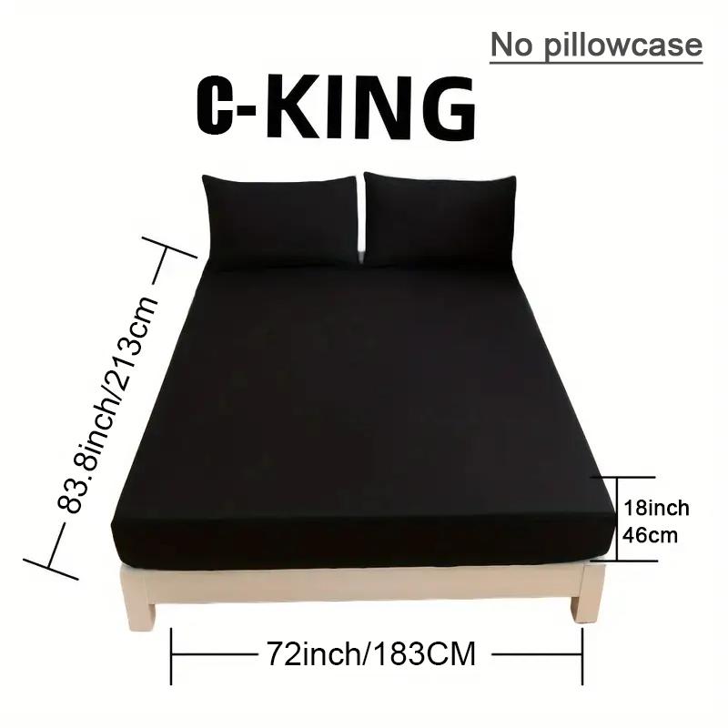 Black, White, and Gray Solid Color Fitted Sheet Bedding—super Soft and Skin-friendly Sheets with Deep Pocket Mattress Topper