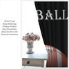 Room Darkening American Football Curtains Men Teens Cool Ball Sporty Theme Art Printed Window Drapes Kids Boys Bedroom Living Curtain Polyester