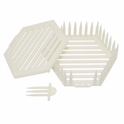 2/5 Pcs Queen Bee Cage Breeding Tools Queen Breeding Cage Beekeeping Equipment Breeding Beekeeper Nail Cage Plastic Bee Catcher