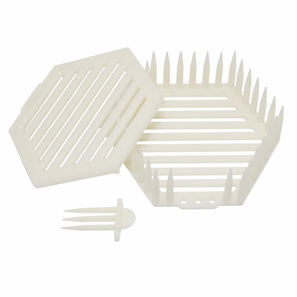 2/5 шт. Клетка для матки, Инструменты для разведения, Клетка для разведения маток, Пчеловодческое оборудование, Разведение, Пчеловод, Клетка-гвоздь, Пластиковая ловушка для пчел 2pcs