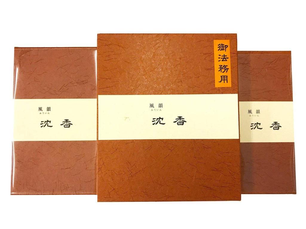 Fuuin Agarwood Short Value 100g Minori-en Incense, Sticks, Pack,