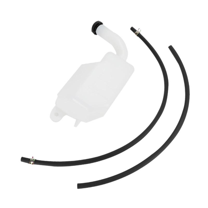 ATV Coolant Radiator Reservoir Tank Expansion Tank Accessories Repair Parts Coolant Bottle with Oil Hose for Ltz400