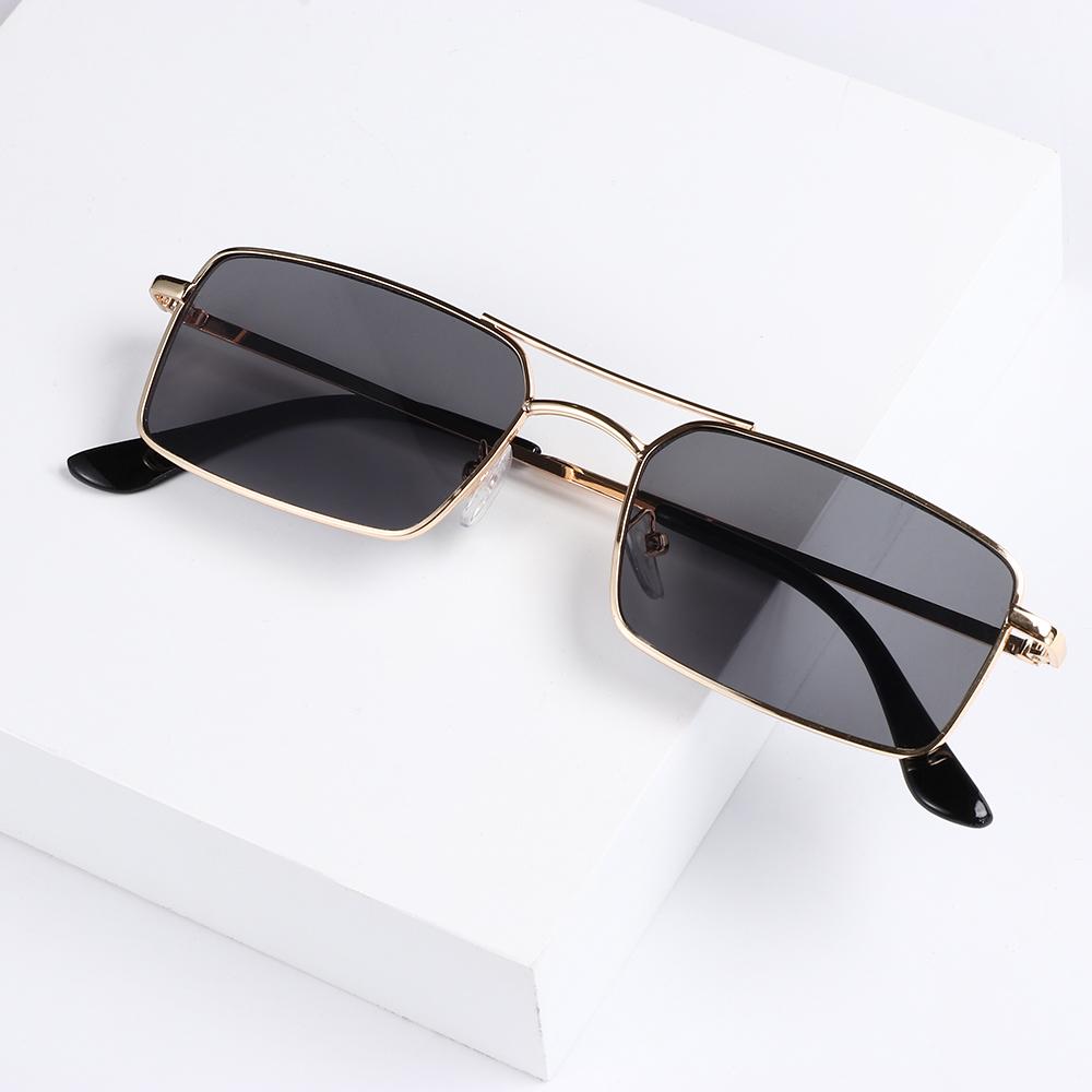 Fashion For Women And Men Metal Frame Steampunk Sunglasses Small Frame Sun Glasses Retro Rectangle Sunglasses
